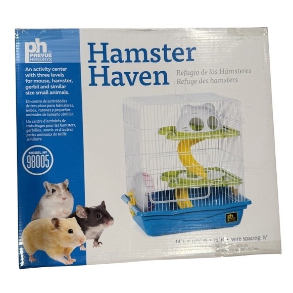 Prevue Pet Products Hamster Haven Activity Center Model SP2003 Small Animal Cage - Picture 2 of 3